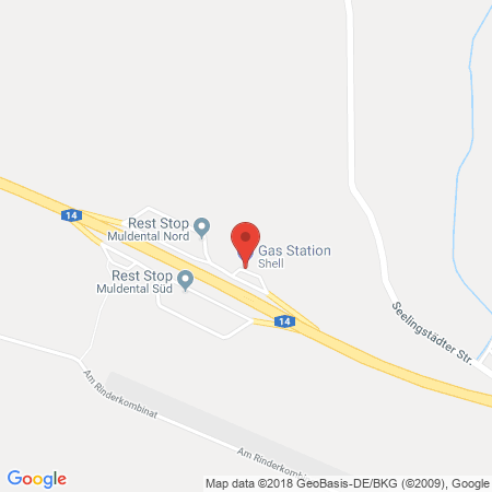 Position der Autogas-Tankstelle: Shell Tankstelle in 04668, Grimma