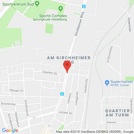 Standort der Tankstelle: Agip Tankstelle in 69124, Heidelberg