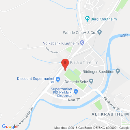 Standort der Tankstelle: ZG Raiffeisen Energie Tankstelle in 74238, Krautheim