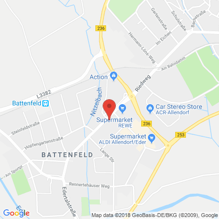 Standort der Tankstelle: ARAL Tankstelle in 35108, Allendorf