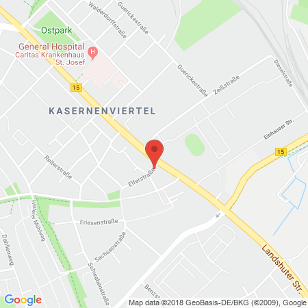 Standort der Tankstelle: ARAL Tankstelle in 93053, Regensburg