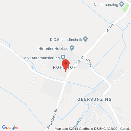 Position der Autogas-Tankstelle: Ahr Tankstellen Gmbh Station Leiblfing in 94339, Leiblfing