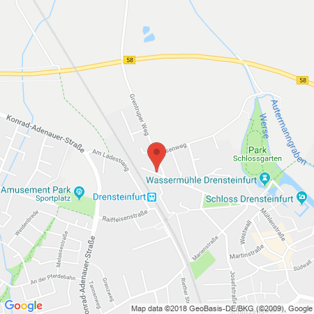 Position der Autogas-Tankstelle: Fa. Heinr.franke. Inh.e.franke in 48317, Drensteinfurt