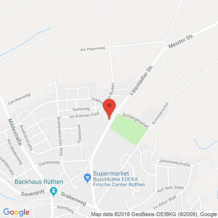 Standort der Tankstelle: Tankpoint Tankstelle in 59602, Rüthen