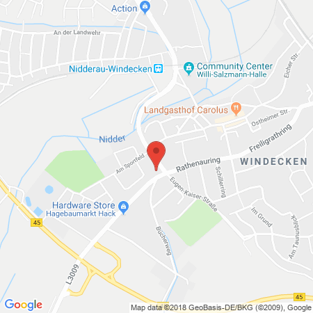 Position der Autogas-Tankstelle: Shell Tankstelle in 61130, Nidderau