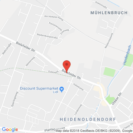Standort der Autogas Tankstelle: Q 1 - Tankstelle in 32758, Detmold