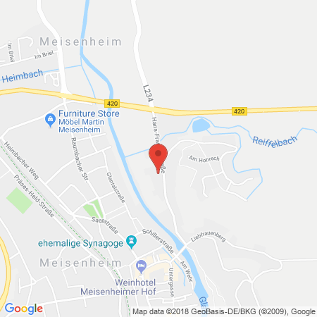 Standort der Tankstelle: ED Tankstelle in 55590, Meisenheim