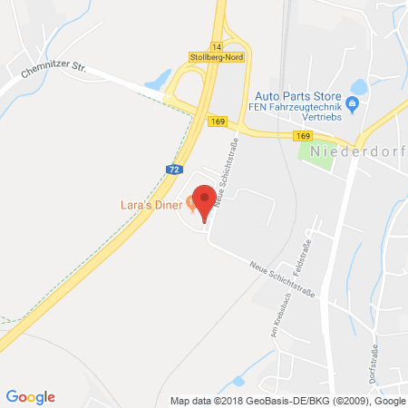 Standort der Tankstelle: ARAL Tankstelle in 09366, Niederdorf
