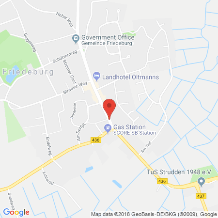 Standort der Tankstelle: Raiffeisen Tankstelle in 26446, Friedeburg Marx