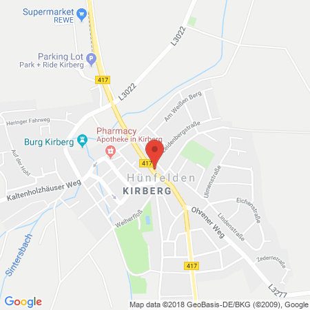 Position der Autogas-Tankstelle: Shell Tankstelle in 65597, Huenfelden-kirberg