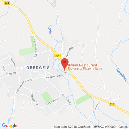 Position der Autogas-Tankstelle: Rhv Tankstelle in 36286, Obergeis
