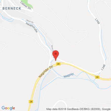 Standort der Tankstelle: TankPoint Berneck Tankstelle in 72213, Altensteig