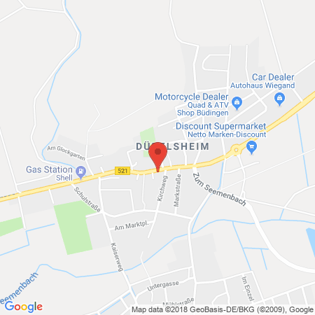Standort der Tankstelle: Shell Tankstelle in 63654, Buedingen