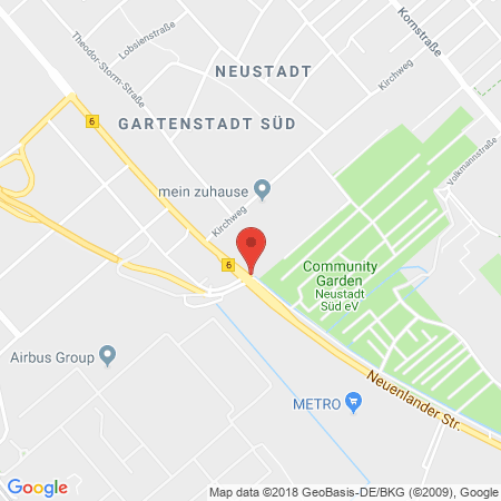 Position der Autogas-Tankstelle: Shell Tankstelle in 28199, Bremen