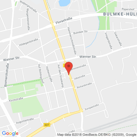 Position der Autogas-Tankstelle: Total Gelsenkirchen in 45888, Gelsenkirchen