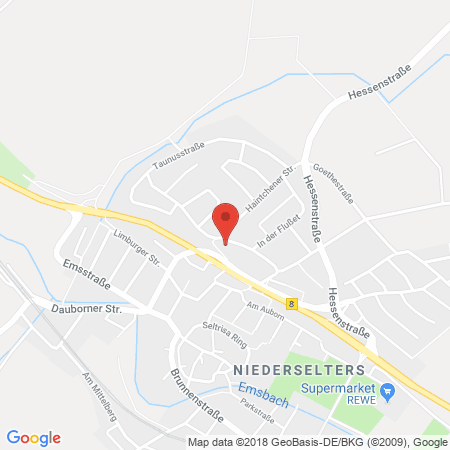 Position der Autogas-Tankstelle: AVIA Tankstelle in 65618, Selters