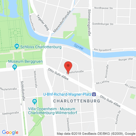 Position der Autogas-Tankstelle: Star Tankstelle in 10585, Berlin