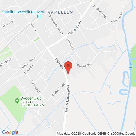 Position der Autogas-Tankstelle: Shell Tankstelle in 41516, Grevenbroich