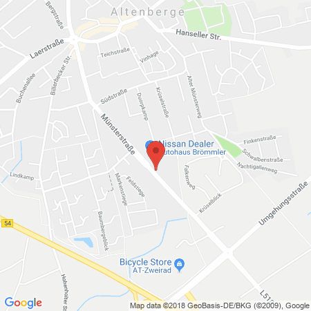 Standort der Tankstelle: BFT Tankstelle in 48341, Altenberge