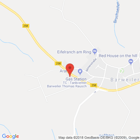 Position der Autogas-Tankstelle: Aral Tankstelle in 53534, Barweiler