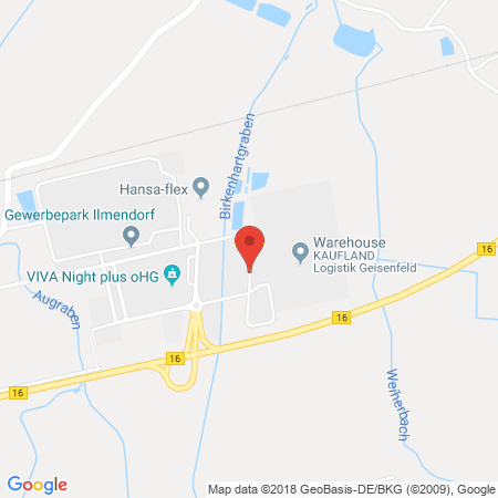 Position der Autogas-Tankstelle: Zieglmeier Gmbh Und Co.kg in 85290, Geisenfeld - Ilmendorf Gewerbepark B16