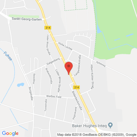 Position der Autogas-Tankstelle: Celle, Braunschweiger Heerstr. 58 in 29221, Celle