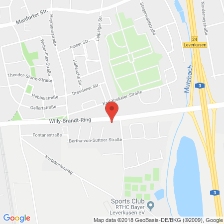 Standort der Tankstelle: ARAL Tankstelle in 51373, Leverkusen