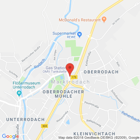 Standort der Tankstelle: OMV Tankstelle in 96364, Marktrodach