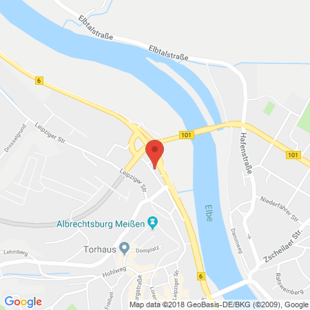 Standort der Tankstelle: ARAL Tankstelle in 01662, Meißen