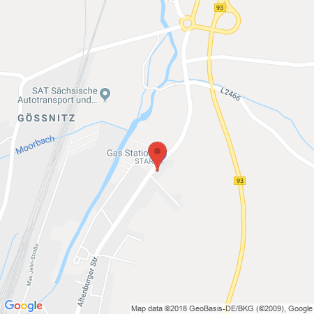 Position der Autogas-Tankstelle: Bft-tankstelle Ftb, Gößnitz in 04639, Gößnitz