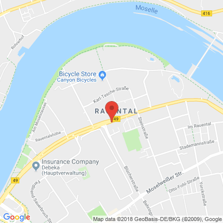 Standort der Tankstelle: ARAL Tankstelle in 56073, Koblenz