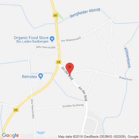 Position der Autogas-Tankstelle: bft - Tankstelle Holtkamp KG in 49635, Badbergen