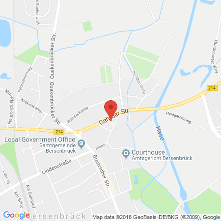 Standort der Autogas Tankstelle: bft - Tankstelle Holtkamp KG in 49593, Bersenbrück