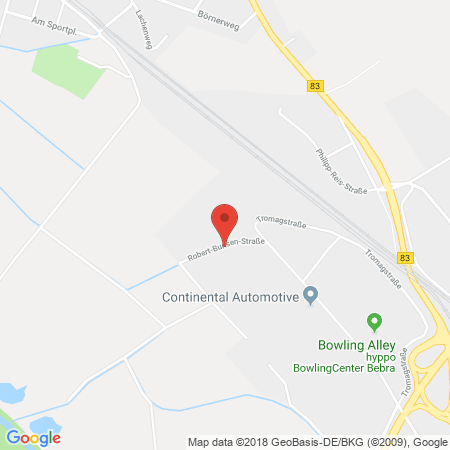 Standort der Tankstelle: bft Tankstelle in 36179, Bebra