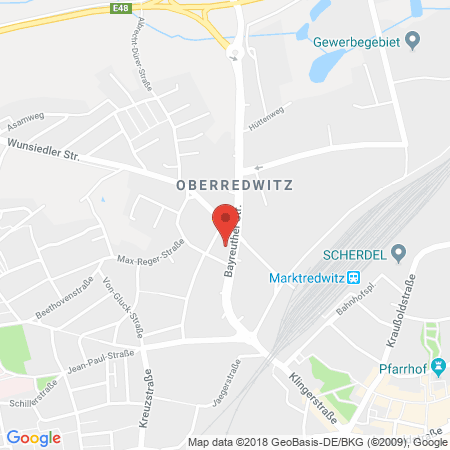 Standort der Tankstelle: Bergler Und Kröniger, Marktredwitz in 95615, Marktredwitz