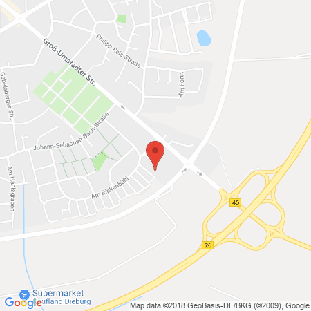 Standort der Tankstelle: BFT-Tankstelle in 64807, Dieburg