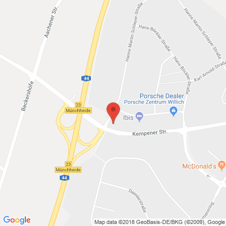Position der Autogas-Tankstelle: JET Tankstelle in 47877, Willich