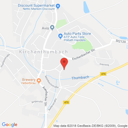 Standort der Tankstelle: RMW Raiffeisentankstelle Kirchenthumbach in 91281, Kirchenthumbach