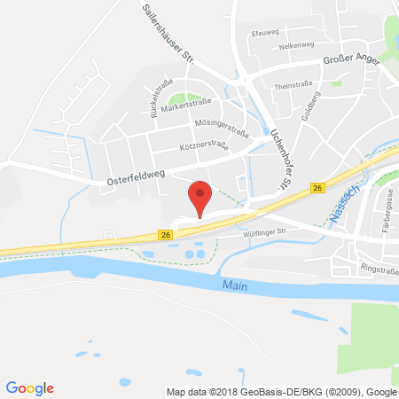 Standort der Tankstelle: bft - Walther Tankstelle in 97437, Hassfurt