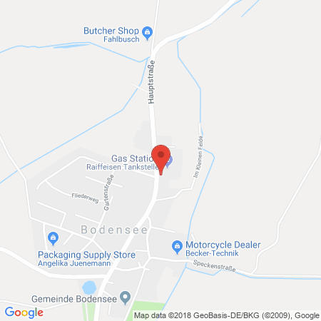 Standort der Tankstelle: Raiffeisen Tankstelle in 37434, Bodensee