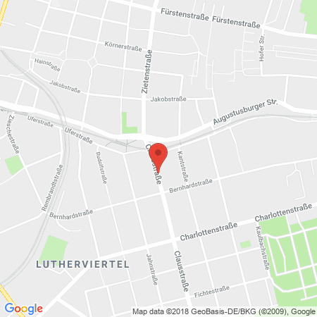 Position der Autogas-Tankstelle: Star Tankstelle in 09126, Chemnitz