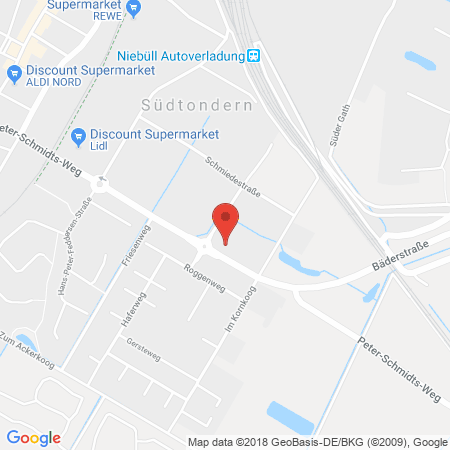 Standort der Tankstelle: ELAN Tankstelle in 25899, Niebuell