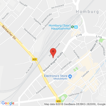 Standort der Tankstelle: Shell Tankstelle in 66424, Homburg