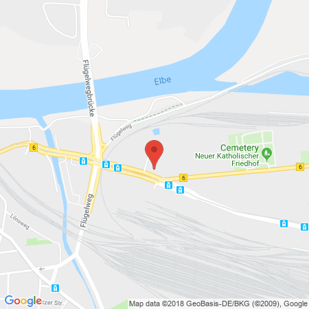 Position der Autogas-Tankstelle: Total Dresden in 01067, Dresden