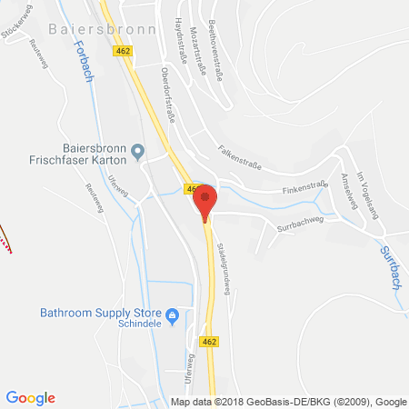 Standort der Tankstelle: BFT Tankstelle in 72270, Baiersbronn