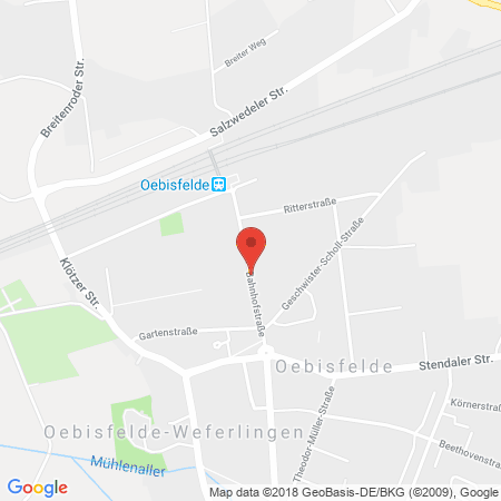 Position der Autogas-Tankstelle: Autohaus Allecke GmbH in 39646, Oebisfelde