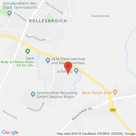 Position der Autogas-Tankstelle: Yachtcenter Armin Lutterbach in 52152, Simmerath