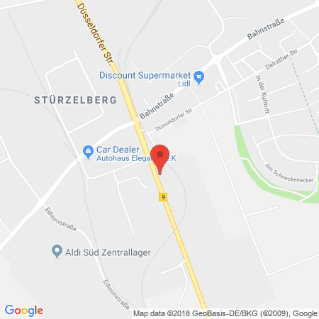 Position der Autogas-Tankstelle: Shell Tankstelle in 41541, Dormagen