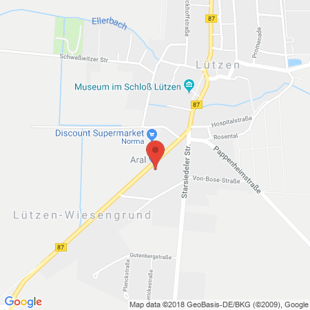 Standort der Tankstelle: ARAL Tankstelle in 06686, Lützen