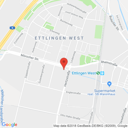 Standort der Tankstelle: BFT Tankstelle in 76275, Ettlingen